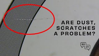 Are dust, dirt and scratches a problem for our encoder disks? | US Digital Encoder Support