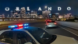 TAMPA FLORIDA TO ORLANDO 4K RELAXING NIGHT DRIVING TOUR