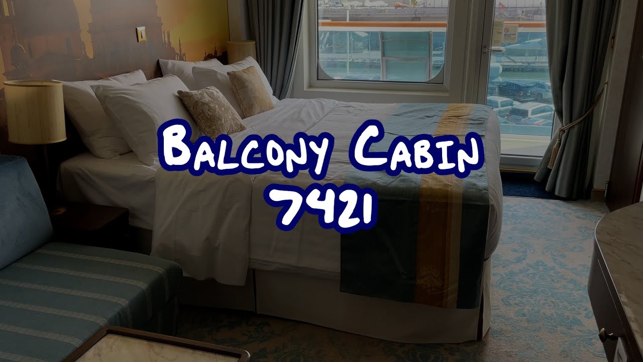 Cabin Tour: Carnival Venezia Balcony Cabin 7421 - YouTube