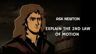 Newton Explains The 2nd Law Of Motion | Science \u0026 Astronomy| Newton \u0026 Michael Faraday Animation