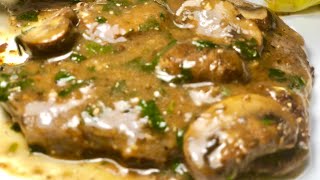 Easy Steak & Mushroom Pan-Gravy | One-Pan Dinner | Best Gravy Recipe