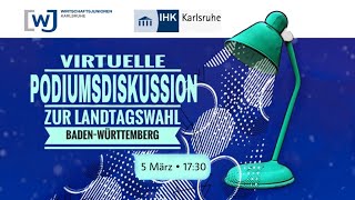 Podiumsdiskussion zur Landtagswahl