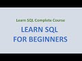 1. SQL Beginners Course