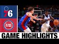 Detroit Pistons vs Philadelphia 76ers FULL GAME Highlights | 2024 NBA Summer League