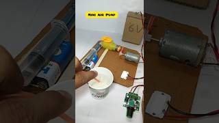 Mini air pump - dc motor #diy #tech #electric