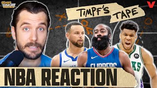 NBA Reaction: Clippers ON FIRE vs. Curry & Warriors, Giannis & Bucks beat Rockets | Hoops Tonight