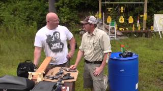 Can a slingshot hit harder than handguns? The Shootout.