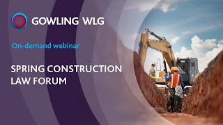Spring construction law forum - May 12