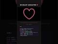 3D Heart Animation|| Css Js  #html #css #js #animation #uianimation #heartanimation #coding #101dev