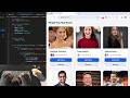 ASMR Programming - Recreating Facebook Friends UI with React + Tailwind (No Talking)
