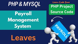 Payroll Management System in PHP & MySQL | Leave Mater Data