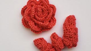 How to crochet a rosebud