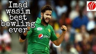 Imad wasim bowling | best bowling - top 5 wickets of IMAD WASIM | cricket videos
