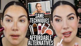 JLo's MAKEUP ROUTINE... But Make it Drugstore