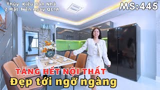 ✅ TÌM NHÀ BÌNH CHÁNH - Đừng Bỏ Lỡ Nhà Này ❤️4x22m gần QL1A có 2 mặt tiền thoáng 1 trệt 1 lửng 1 lầu