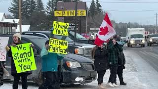 TBT News Clips: So called 'Freedom Convoy' rolls into Northwestern Ontario- Jan 26, 2022