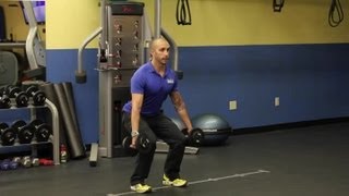 Dumbbell Substitute for a Leg Press : Fitness Training Techniques