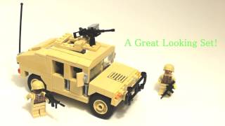 Lego US Military Humvee Timelapse \u0026 Review