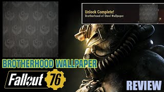 Fallout 76 - Brotherhood of Steel Wallpaper Review [Free for F1st Players]