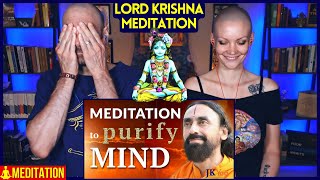 Swami Mukundananda Meditation | Guided Meditation on Lord Krishna | Roopdhyan | Hinduism REACTION