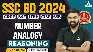 SSC GD 2024 | SSC GD Reasoning Class By Sahil Tiwari | SSC GD Reasoning Number Analogy