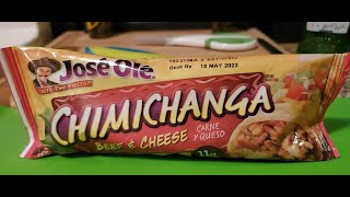 José Olé Beef \u0026 Cheese Chimichanga Food Review and Taste Test | Taste Test Tuesday