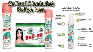 Review Amrutanjan Roll-On Headache  faster Relaxation!!Best Roll-On #headache #headacherelief