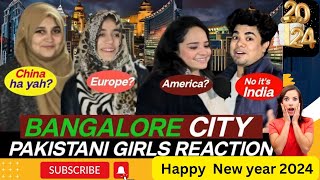BANGALORE CITY | THE REACTION OF EMERGING INDIA 2024 | PAK GIRLS SHOCKING REACTION |