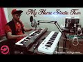 My Home Studio tour|Krk monitor,headphone,rode nt 1a,Roland xps10,mixer,Midi,Dholak,Amp,Guitar