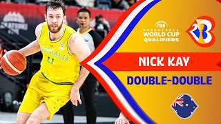 Nick Kay double-doubled (15 / 11) as the Boomers win in Okinawa - #FIBAWC 2023 Qualifiers