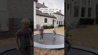 Your kids will 🧡 it, but it’s more than fun! In-ground trampolines keep them active, strong \u0026 happy