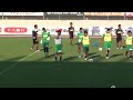 2013.8.11 fc岐阜vs神戸　　ピッチ内練習