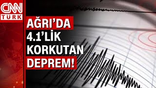 Ağrı'nın Doğubayazıt ilçesinde 4.1 büyüklüğünde deprem!
