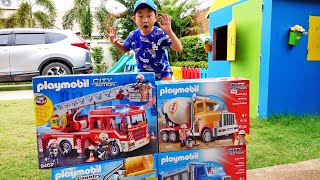 Car Toy with Dump Truck, Fire Cars, Tractor Power Wheels Toys Activity