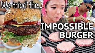 LIFELONG VEGETARIAN TRIES IMPOSSIBLE BURGER // Toronto Vegan Food \u0026 Drink Fest.