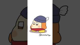 くしゃみをするワドルディ #星のカービィ #手描きアニメ #waddledee #ワドルディ