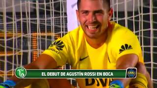 El debut de Agustín Rossi en Boca Juniors