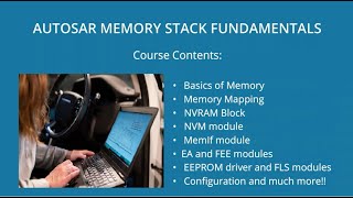 AUTOSAR Memory Stack Fundamentals Udemy Course Promo Video | AUTOSAR NVM MODULE |