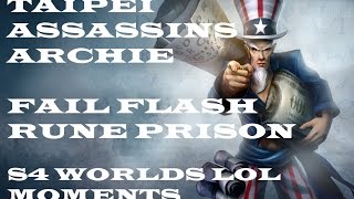 TPA Archie Ryze Fail flash Rune Prison on SK Svenskeren - Archie NOOOOO - S4 Worlds LoL Moments