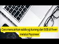 Cara mencairkan saldo Payoneer yang kurang dari 50$