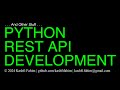 Part 1: Client | Python REST API Development via Educative.io | Code with Kashfi Fahim