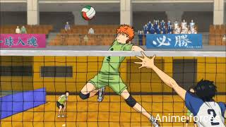 Hinata's crazy instant broad attack |Haikyuu season 1 episode 1 | ENG Sub