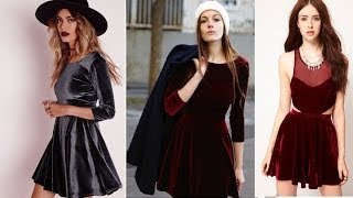 Vestidos Terciopelo 2017 /Moda 2017