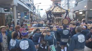 令和元年　大田区山王＜荒藺ヶ崎・熊野神社＞例大祭　大神輿=渡御（池上通り）