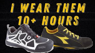 MOST CONFORTABLE SAFETY SHOES | Reviewing Diadora and Engelbert Strauss safety shoes