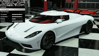 GTA 5 - Past DLC Vehicle Customization - Overflod Entity XXR (Koenigsegg Agera RS)