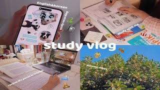 study vlog🍂学习·生活·感受秋天🌲¯\\_(ツ)_/¯