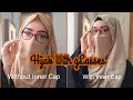 Requested Hijab style W/ Glasses👓 without inner cap| Georgette/Chiffon Niqab Style| Hijab Tutorial