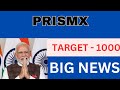 Prismx Global Ventures Ltd | Prismx Global Ventures Share Latest News | Prismx Global Stock Target