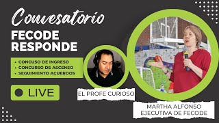 Conversatorio con Fecode | Concurso de Ingreso, Ascenso y acuerdos |  EN VIVO